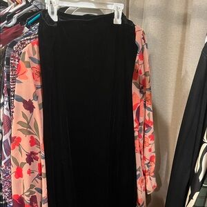 Velvet Maxi Skirt
